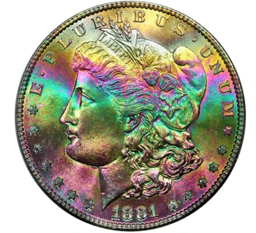 Toning Raibow Coin