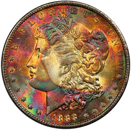Wild Toned Morgan Dollar