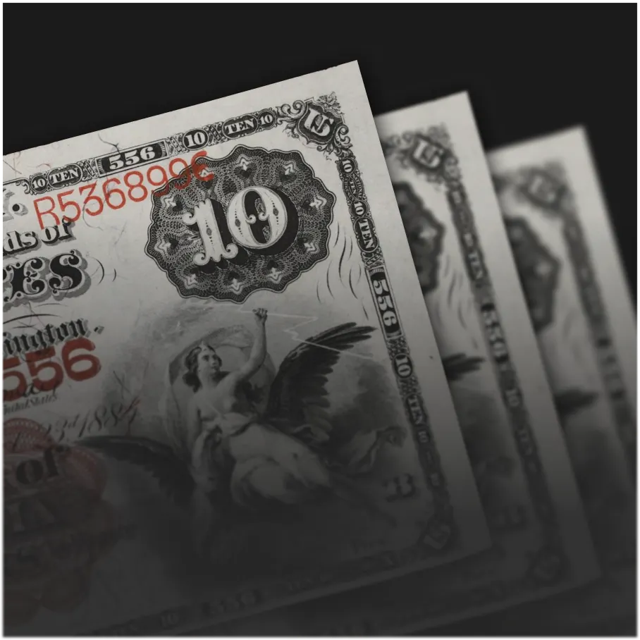 $10,000 Large Size Note Texas National Bank