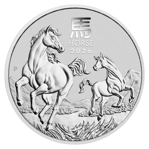 2026 1kg Australian Perth Mint Silver Lunar: Year of the Horse (2)