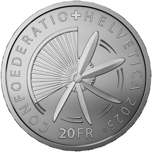 2025 Pioneers of Swiss aviation - Silver Swiss 20 Franc (2)