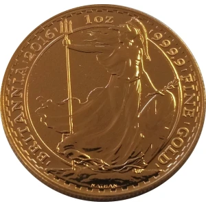 Any Year 1oz British Gold Britannia - 9999 (2013-present)