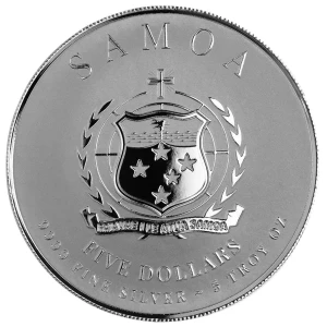 2025 5 oz Samoan- Commander Ulysses Grant Gold Coin (2)