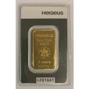 1oz Heraeus Minted Gold Bar (2)