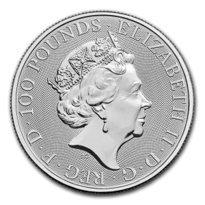 2018 Great Britain 1 oz Platinum Queen's Beasts The Dragon (2)