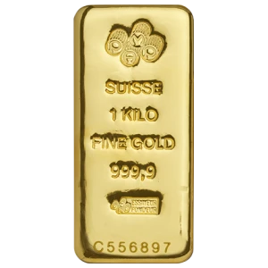 1kg PAMP Gold Bar - Cast (2)