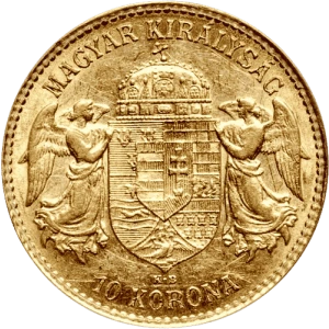 10 Korona Hungarian Empire Gold Coin (2)