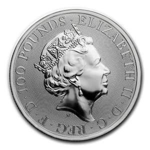 2019 Great Britain 1 oz Platinum Queen's Beasts The Unicorn (2)