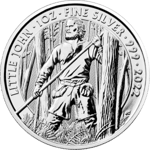 2022 Great Britain Myths & Legends - Little John 1 oz Silver (2)