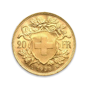 Any Year Gold Swiss 20 Franc (2)