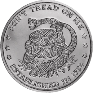 1 oz Silver Round - Don’t Tread on Me (2)
