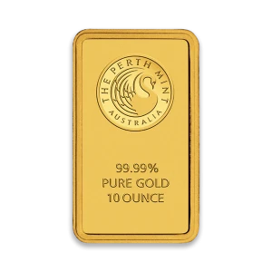 10oz Australian Perth Mint Gold bar - Minted (2)