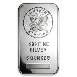 5oz Generic Silver Bar (2)