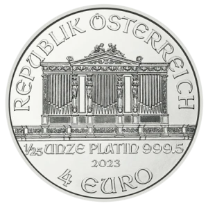 2023 1/25oz Austrian Platinum Philharmonic (2)