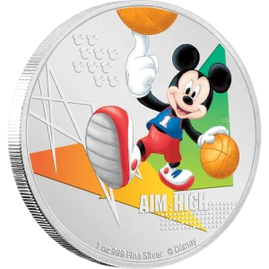 Disney Mickey Mouse 2020 - 1oz Aim High Silver Coin (2)
