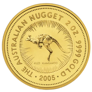Any Year 2oz Bullion Nugget / Kangaroo Coin (2)