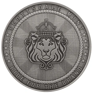 1 oz Cowboy - Rifleman Antique Silver Round (2)