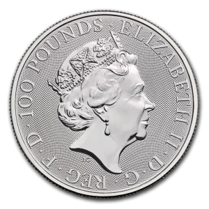 2019 Great Britain 1 oz Platinum Queen's Beasts The Bull (2)