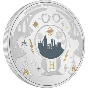 HARRY POTTER- 2021 1oz Seasons greetings Silver Coin (2)