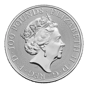 2023 1oz The Royal Tudor Beast : Yale of Beaufort (2)
