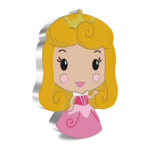 Disney Princess - 2021 1oz Aurora Silver Chibi Coin (2)