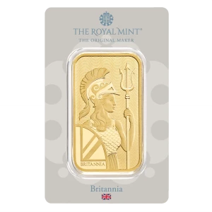 50g Royal Mint Gold Britannia Minted Bar (2)
