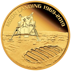 2019 1oz Australian Perth Mint Gold 50th Anniversary - Moon Landing (2)