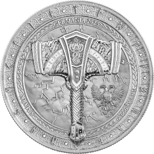 2025 1 oz Artefacts: Mjölnir Silver Coin (2)