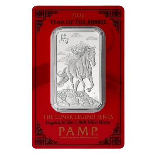 1oz PAMP Silver Bar - Legend - Year of The Horse (2)