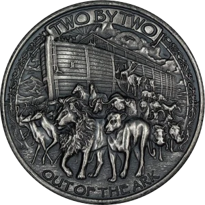 1 oz Silver Round - Noahs Ark (Antique) (2)