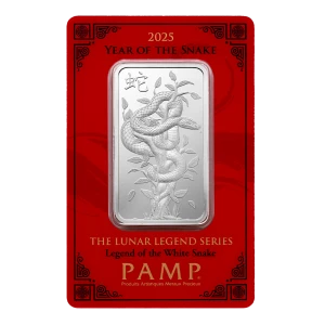 2025 1oz PAMP Silver Bar - Year of the Snake (2)