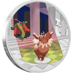 Disneys Fantasia 80th Anniversary - 2020 1oz Dance of the Hours Silver Coin (2)