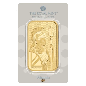 100g Royal Mint Gold Britannia Minted Bar (2)