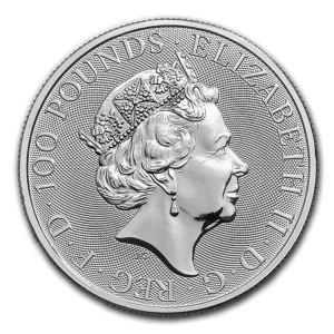 2018 Great Britain 1 oz Platinum Queen's Beasts The Griffin (2)