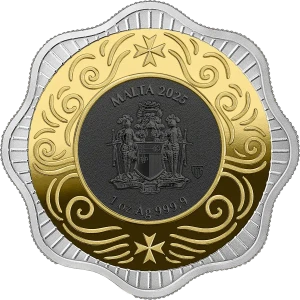 2025 1 oz Malta Maltese Ox BU High Relief Silver Coin (2)