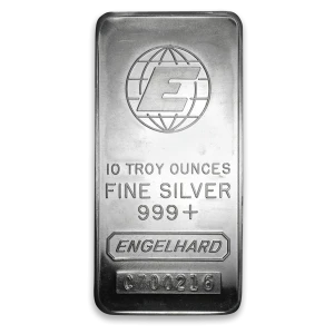 10oz Engelhard Silver Bar