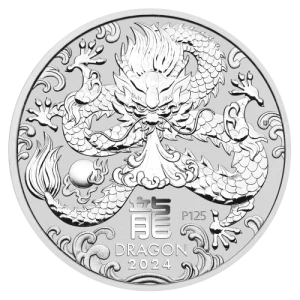 2024 2oz Australian Perth Mint Silver Lunar III: Year of the Dragon (2)