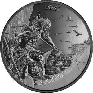 2025 1 oz Ragnarök: Loki Black Silver Coin (2)
