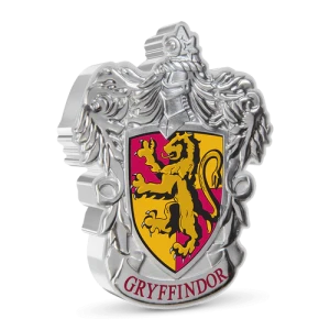 HARRY POTTER- 2021 1oz Gryffindor Crest Silver Coin (2)