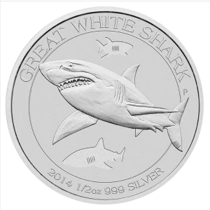 2014 1/2oz Perth Mint Silver Australian Great White Shark (2)
