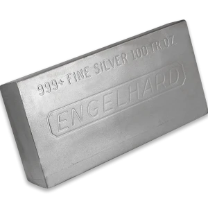 100oz Engelhard Silver Bar