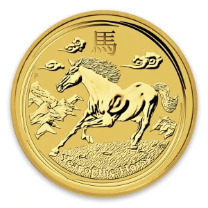 2014 1kg Australian Perth Mint Gold Lunar II: Year of the Horse (2)