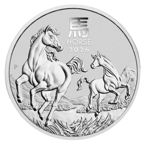 2026 2oz Australian Perth Mint Silver Lunar III: Year of the Horse (2)