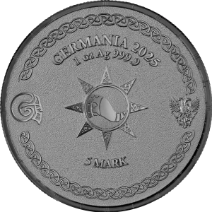 2025 1 oz Ragnarök: Heimdall Black Silver Coin (2)