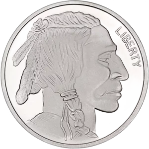 1 oz Silver Buffalo Round Type 1 (In capsule) (2)