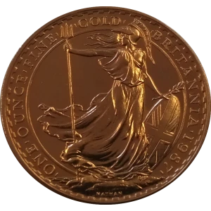 Any Year 1oz British Gold Britannia - 22k (1987-2012) (2)